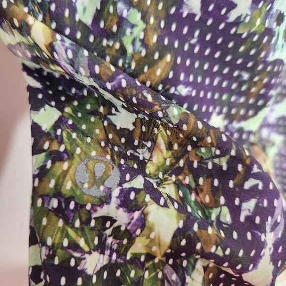 Lululemon shorts womens size 6 spring break away floral drawstring multicolor - Picture 3 of 5